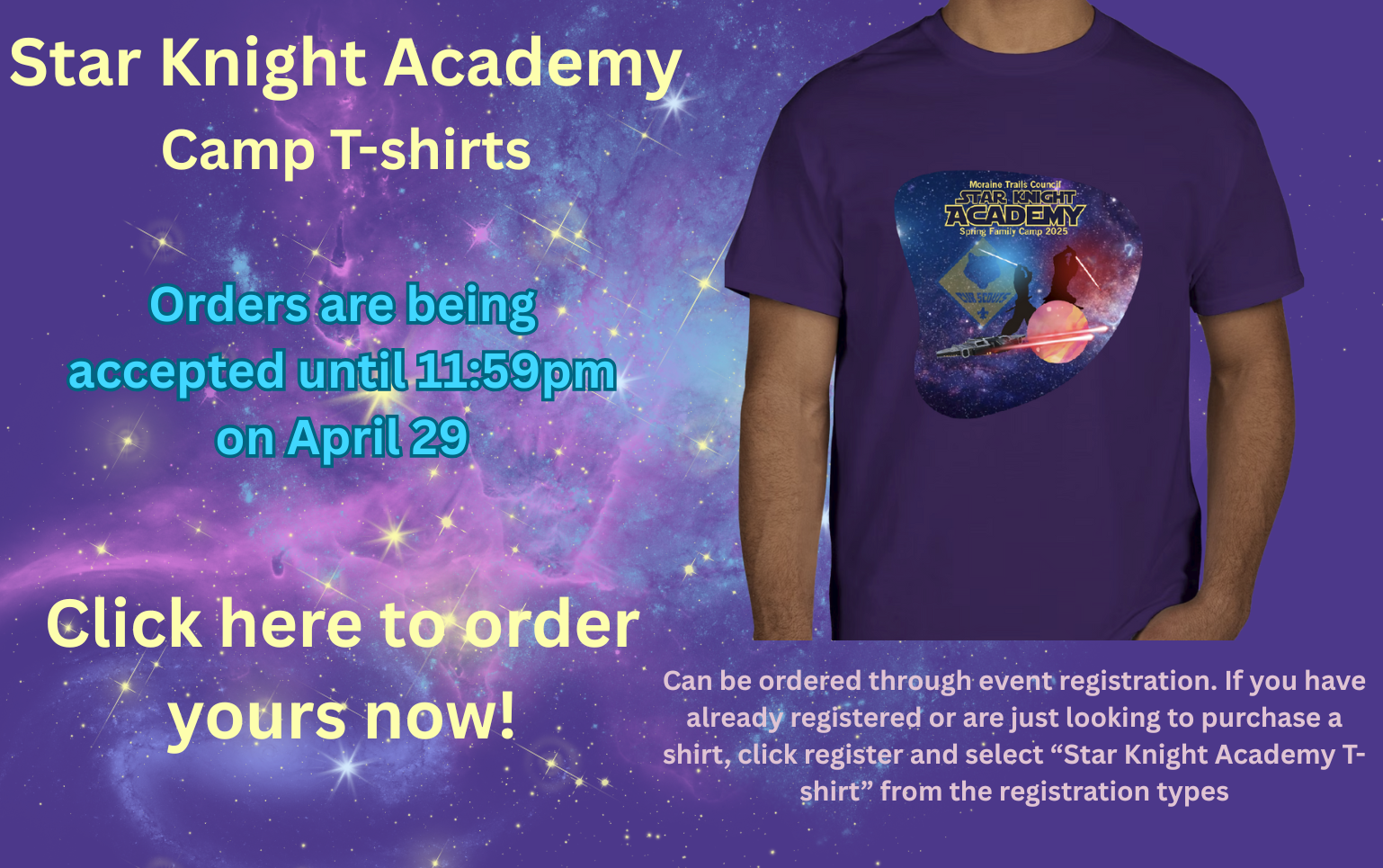 Star Knight Academy Tshirt Panel