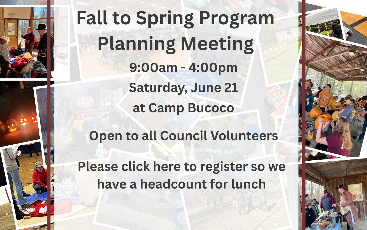 Fall-spring planning meeting