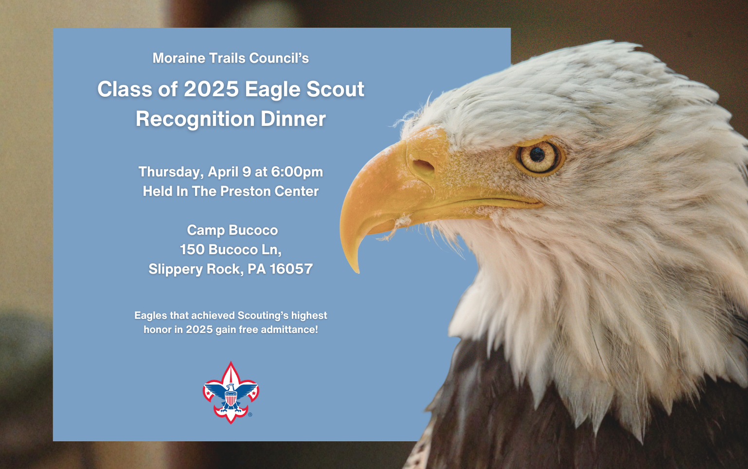 Class of 2025 Eagle Scout Recognition Dinner